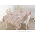 Vinyl Table Cover OEM Wholesale Embossed Beautiful Decoration PVC Tablecloth Supplier